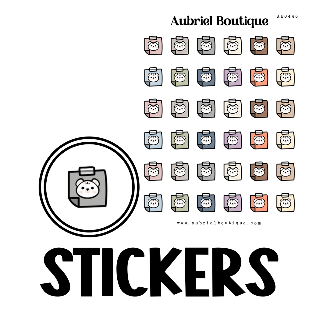 NOTES, planner stickers — AB0446