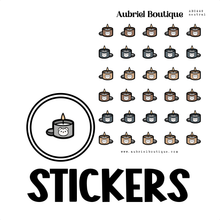 Load image into Gallery viewer, CANDLES, planner stickers — AB0449
