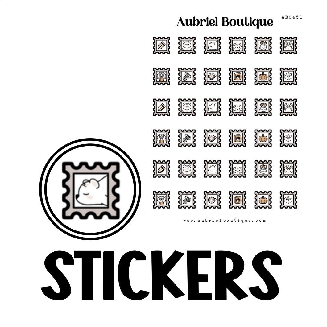 STAMPS, planner stickers — AB0451