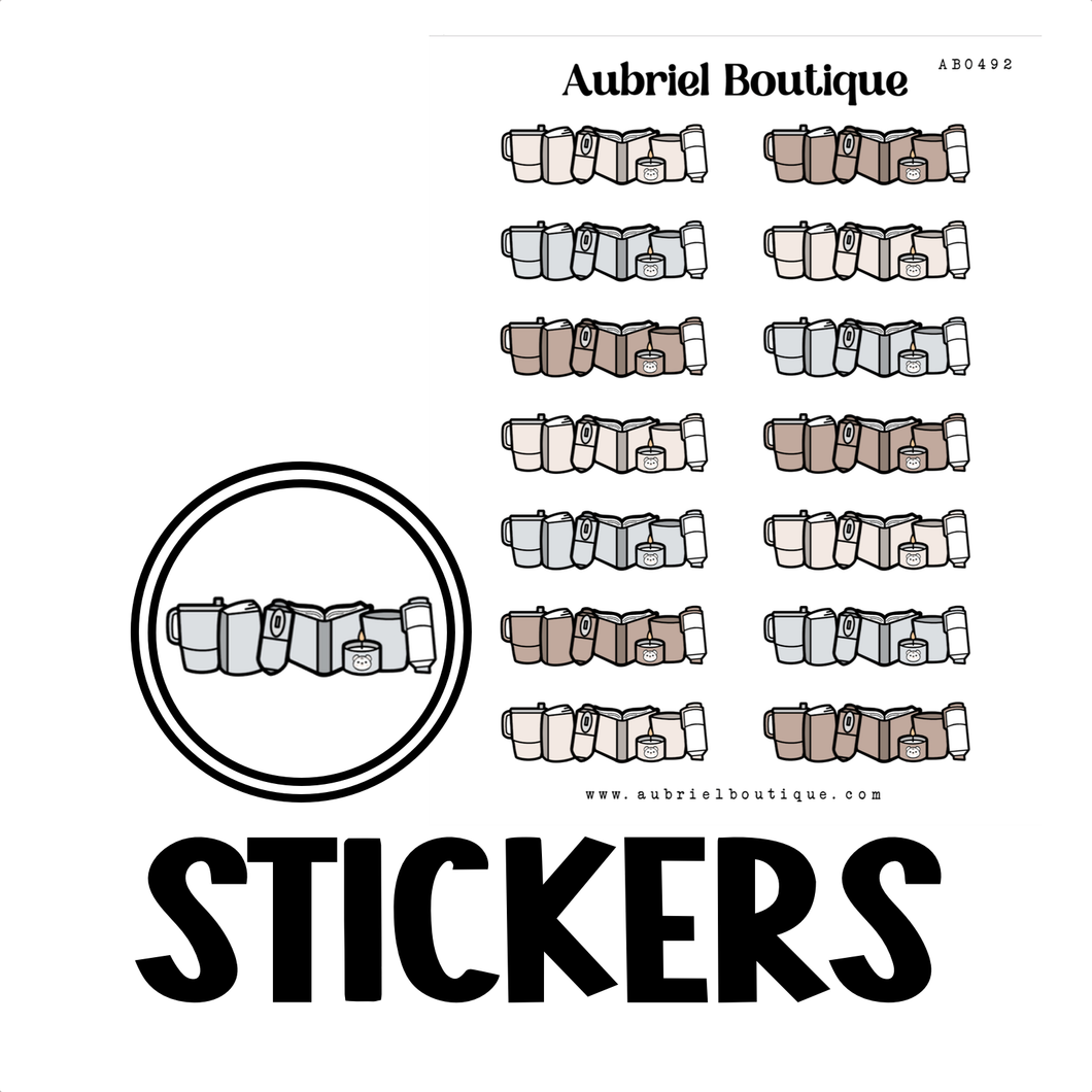 PLANNER BANNER, planner stickers — AB0492