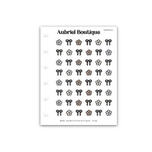 Load image into Gallery viewer, DIGITAL - BOW &amp; FLOWERS, tiny — AB0521
