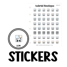 Load image into Gallery viewer, SCRIPT: days of the week, planner stickers — AB0546
