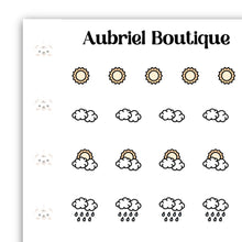 Load image into Gallery viewer, WEATHER, planner stickers — AB0554
