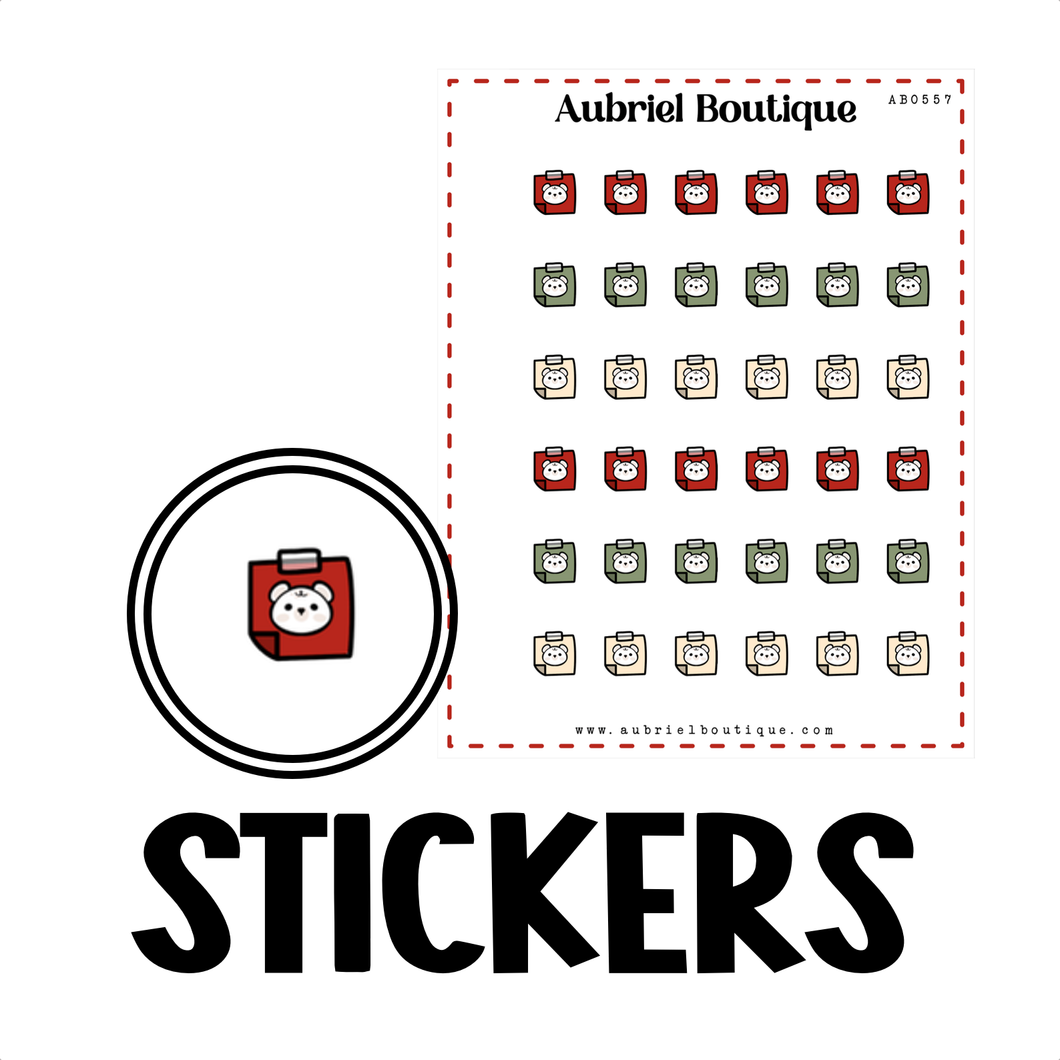 BANNER, planner stickers, tiny — AB0557