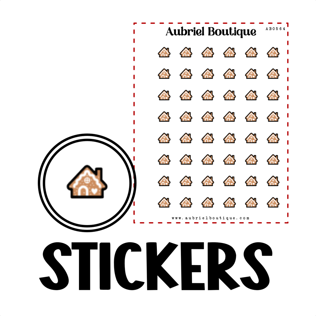 HOUSE, planner stickers — AB0564