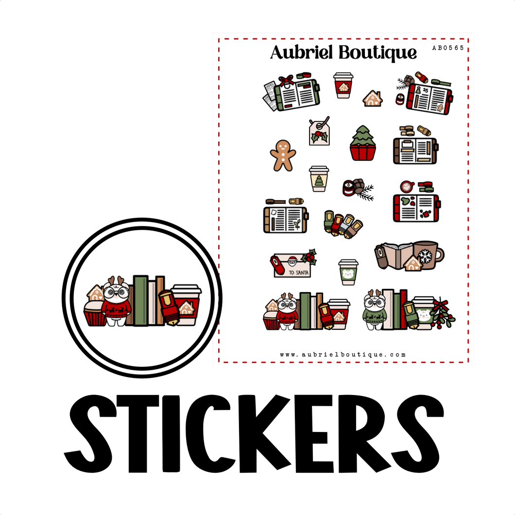 XMAS, planner stickers — AB0565