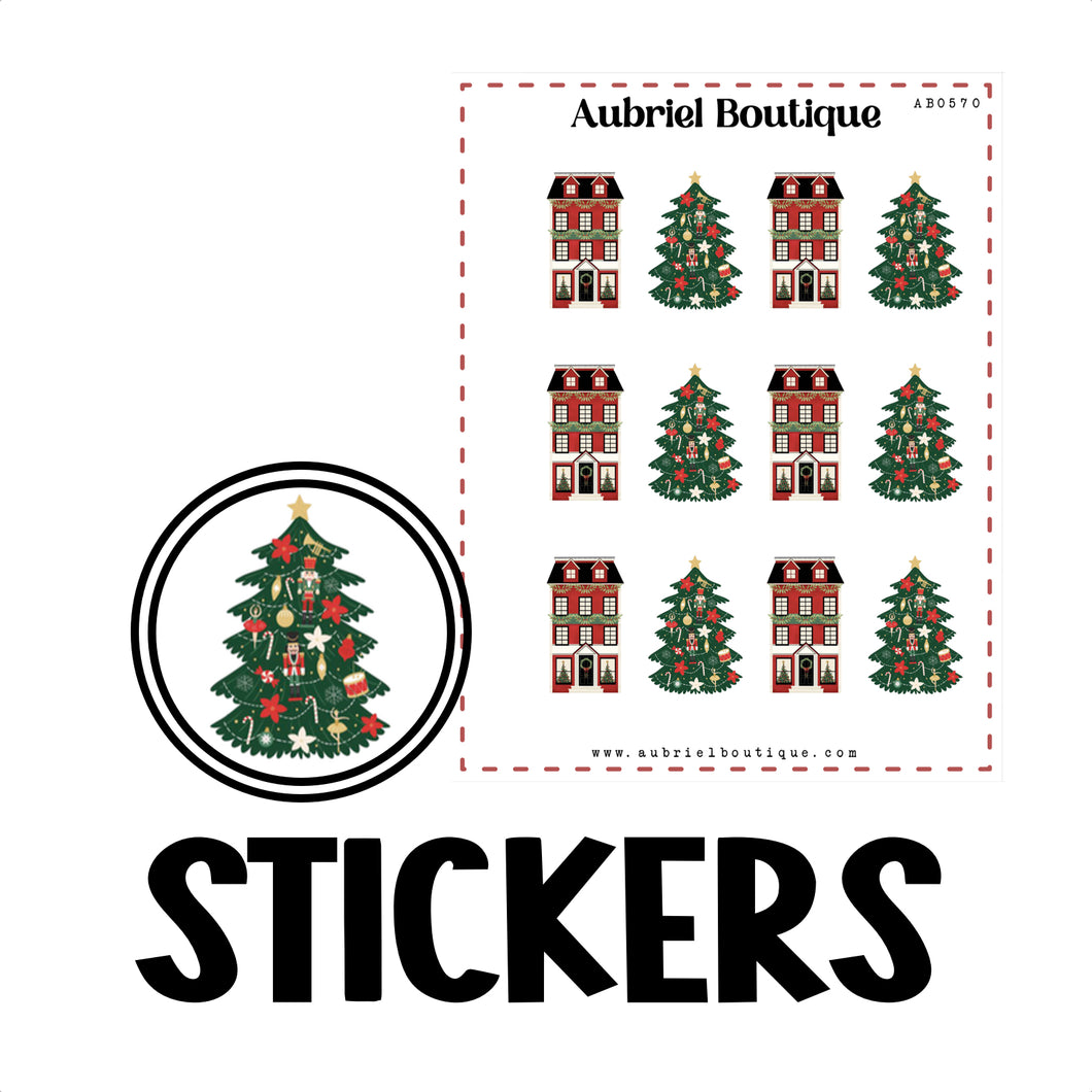 XMAS, planner stickers — AB0570