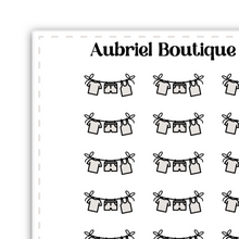 Load image into Gallery viewer, LAUNDRY, planner stickers — AB0638
