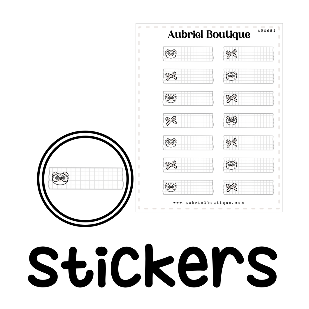 BANNER, planner stickers — AB0654