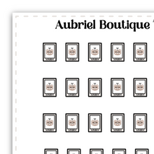 Load image into Gallery viewer, EBOOK, bear brown, planner stickers — AB0804
