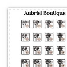 Load image into Gallery viewer, GIFT, bear brown, planner stickers — AB0833
