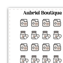 Load image into Gallery viewer, DOCTOR, bear brown, planner stickers — AB0834
