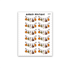 Load image into Gallery viewer, BANNER HALLOWEEN, planner stickers — AB1037
