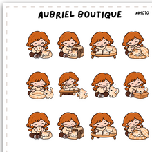 Load image into Gallery viewer, BECKY PET CARE (cat), planner stickers — AB1070
