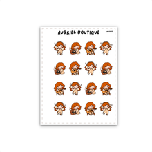 Load image into Gallery viewer, BECKY LOVES MUSIC, planner stickers — AB1100
