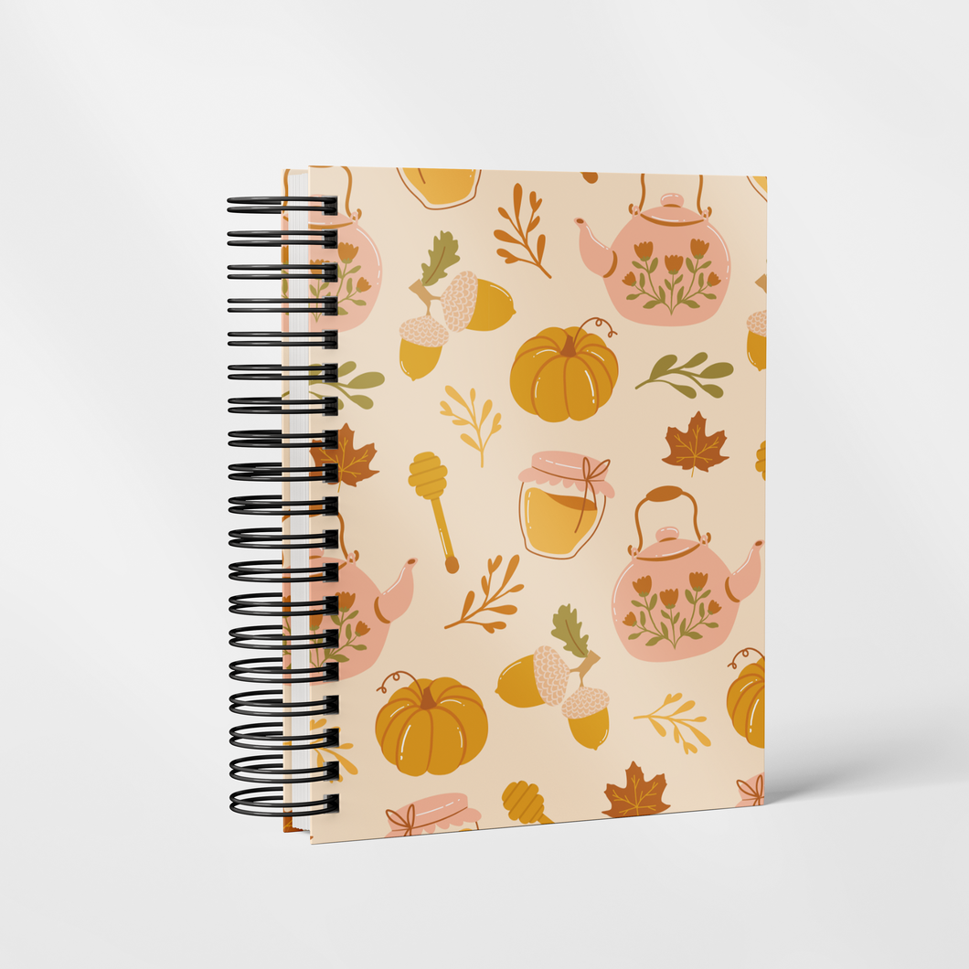 PRE-ORDER | Tea and Pumpkin | B6 Notebook