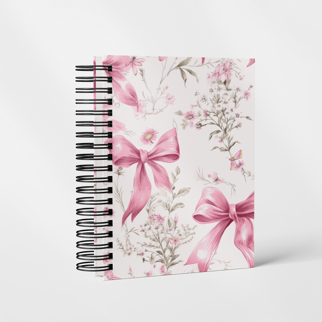 PRE-ORDER | Flower and Bow | B6 Notebook