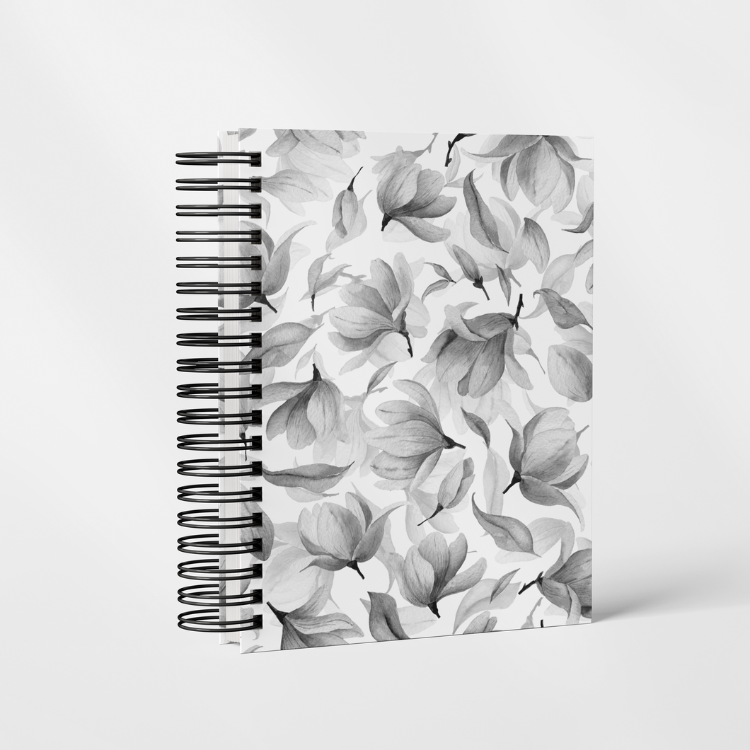 Black Flower | B6 Notebook