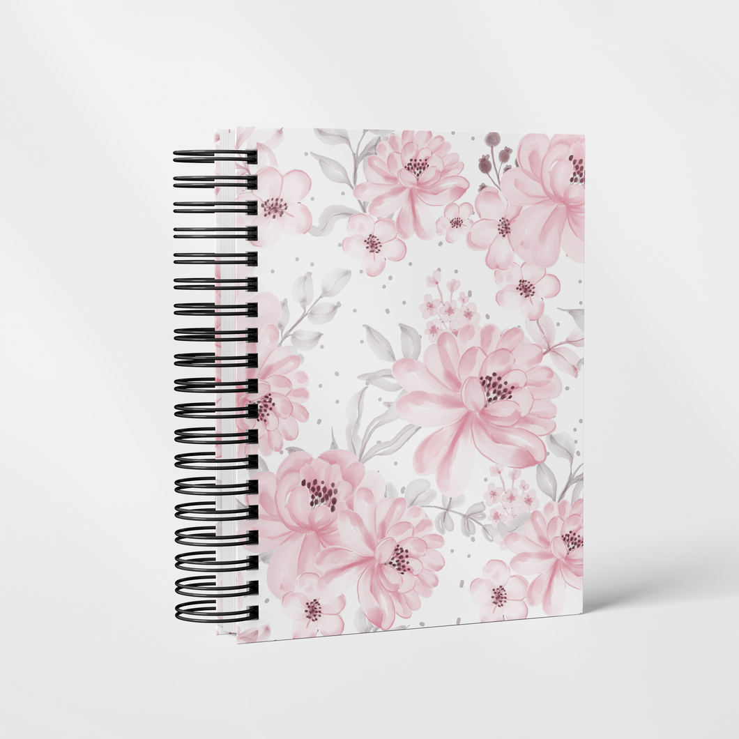 PRE-ORDER | Pink Flowers | B6 Planner