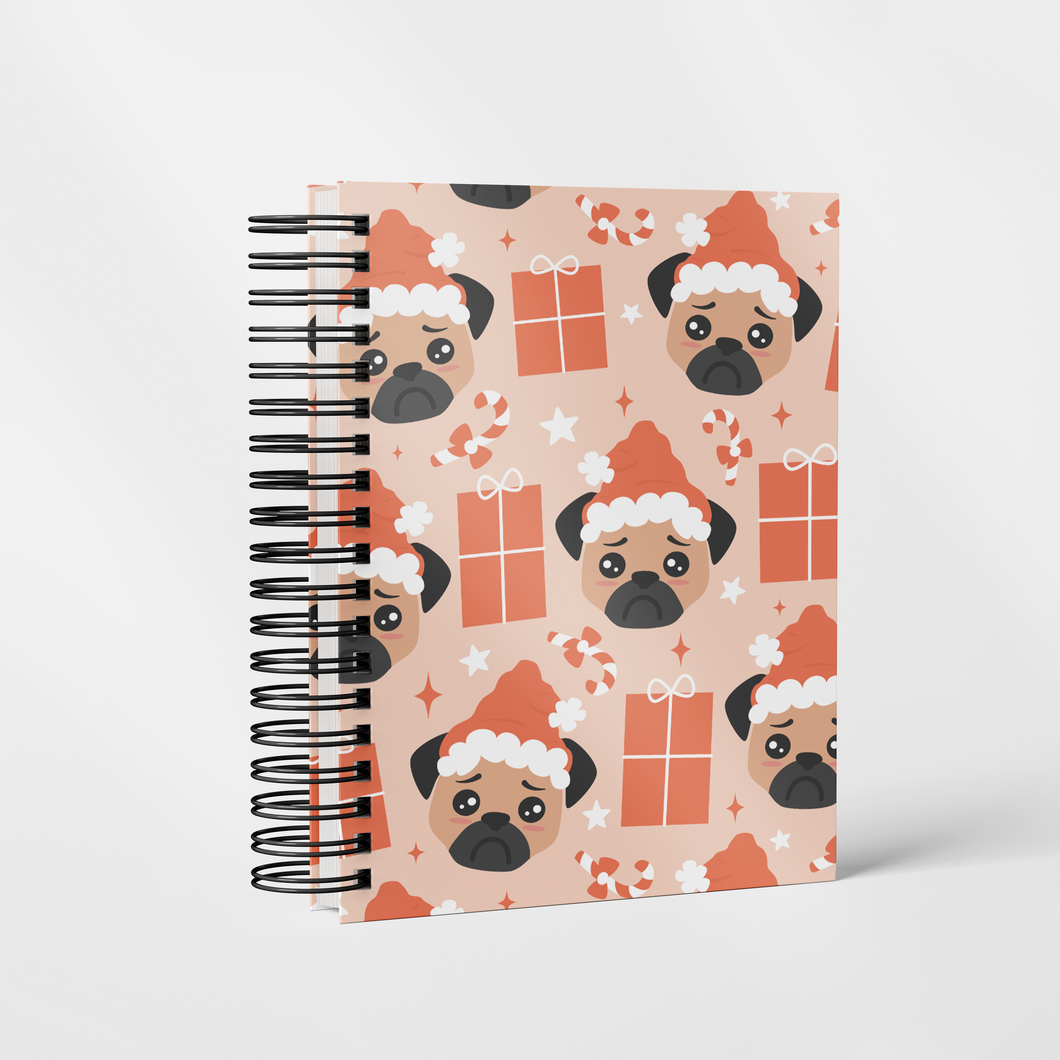 PRE-ORDER | Pug Xmas | B6 Notebook