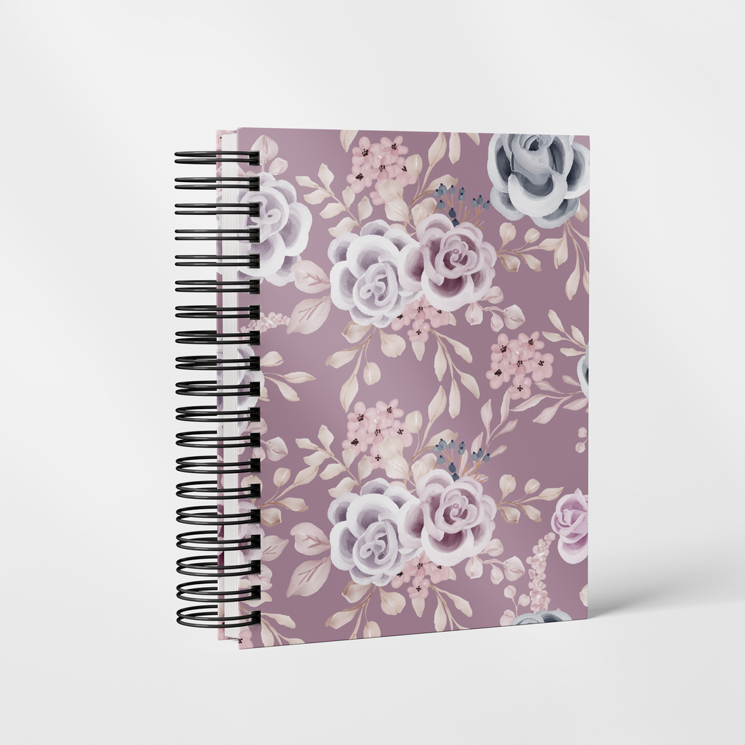 PRE-ORDER | Purple Flower | B6 Notebook