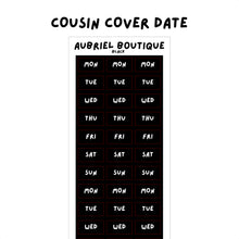 Carica l'immagine nel visualizzatore di Gallery, COVER DATE HOBO COUSIN, black
