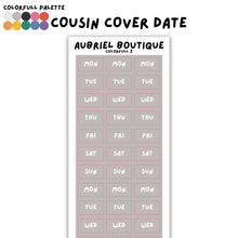 Carica l'immagine nel visualizzatore di Gallery, COVER DATE HOBO COUSIN, colorfull palette, other colors to select
