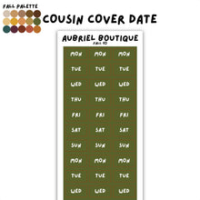 Carica l'immagine nel visualizzatore di Gallery, COVER DATE HOBO COUSIN, fall palette, other colors to select
