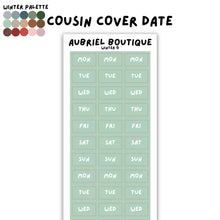 Carica l'immagine nel visualizzatore di Gallery, COVER DATE HOBO COUSIN, winter palette, other colors to select

