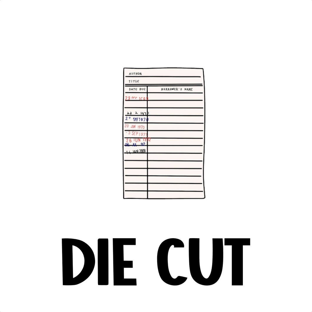 BOOK CLUB - DIE CUT