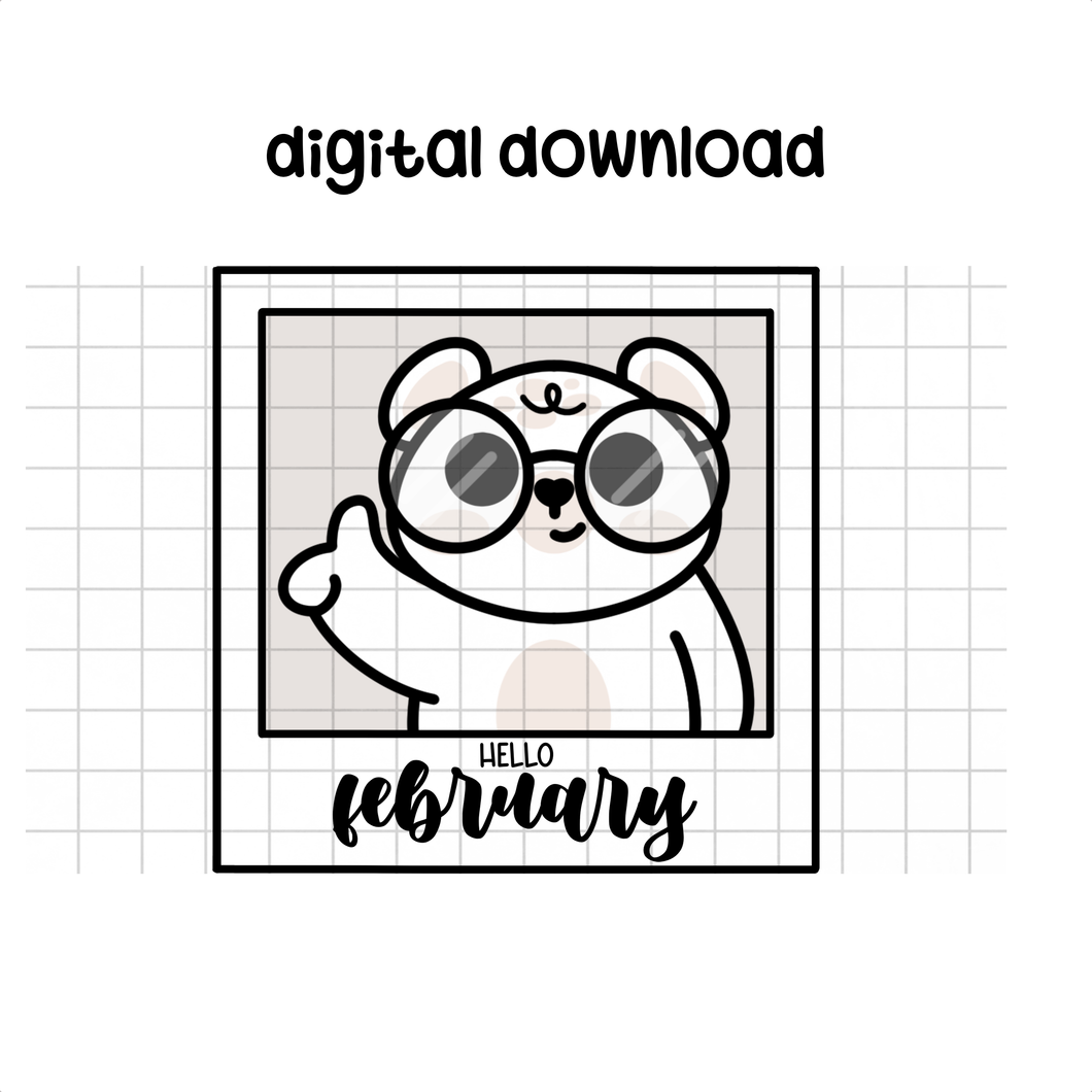 HELLO FEBRUARY, DIGITAL DOWNLOAD