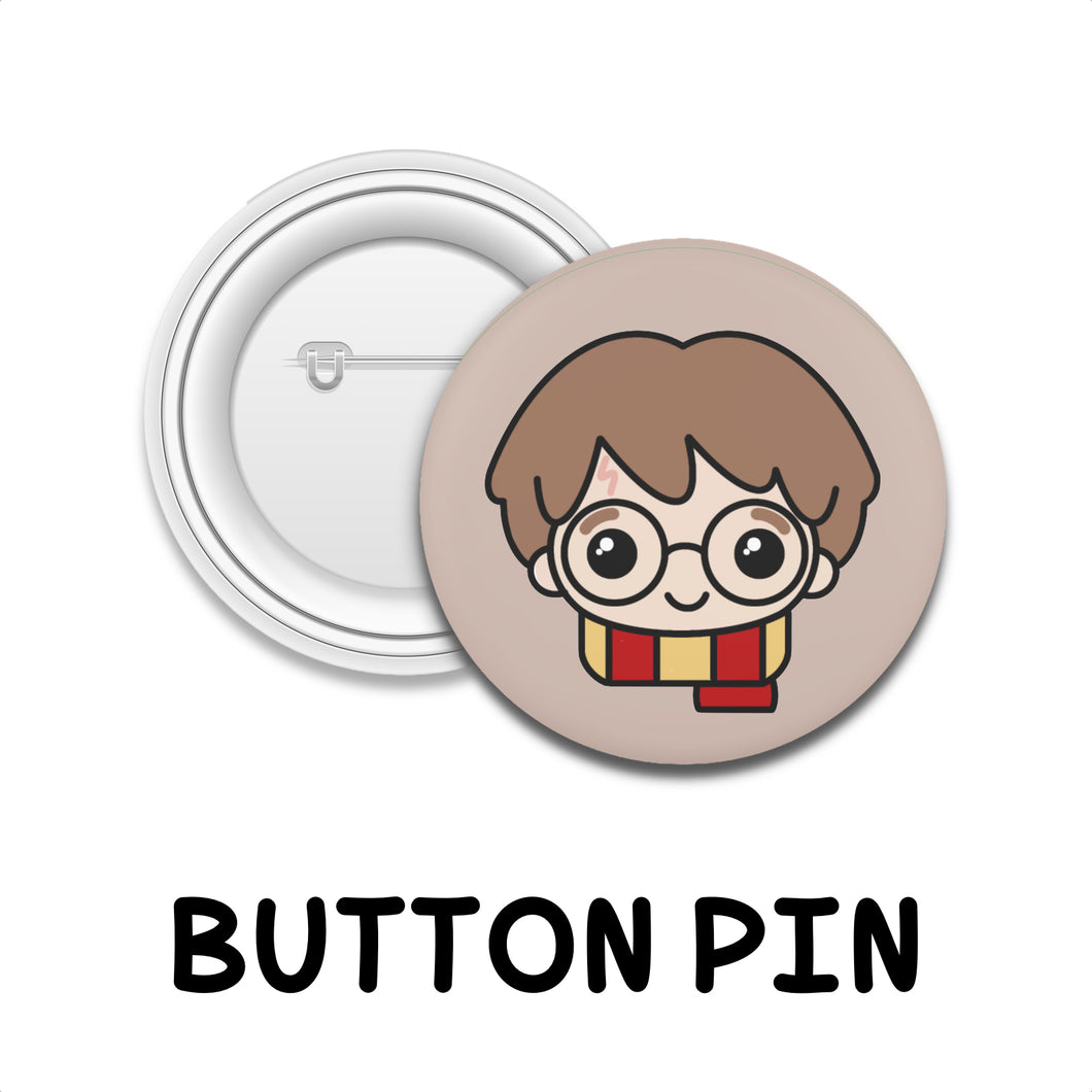 #012 HARRY | BUTTON PIN