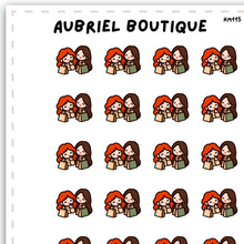Load image into Gallery viewer, BECKY SHOPPING WITH FRIEND, 1.3CM, planner stickers — HM115

