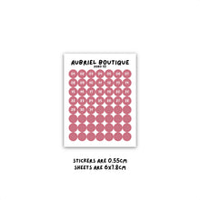 Load image into Gallery viewer, NUMBERS 0.55CM DOT, hobo palette, other colors to select
