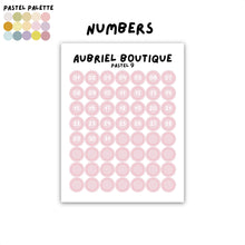 Carica l'immagine nel visualizzatore di Gallery, NUMBERS 0.55CM DOT, pastel palette, other colors to select
