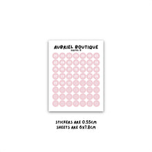 Carica l'immagine nel visualizzatore di Gallery, NUMBERS 0.55CM DOT, pastel palette, other colors to select
