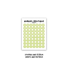 Carica l'immagine nel visualizzatore di Gallery, NUMBERS 0.55CM DOT, shock palette, other colors to select
