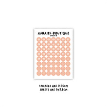 Load image into Gallery viewer, NUMBERS 0.55CM DOT, spring palette, other colors to select
