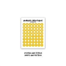 Load image into Gallery viewer, NUMBERS 0.55CM DOT, summer palette, other colors to select
