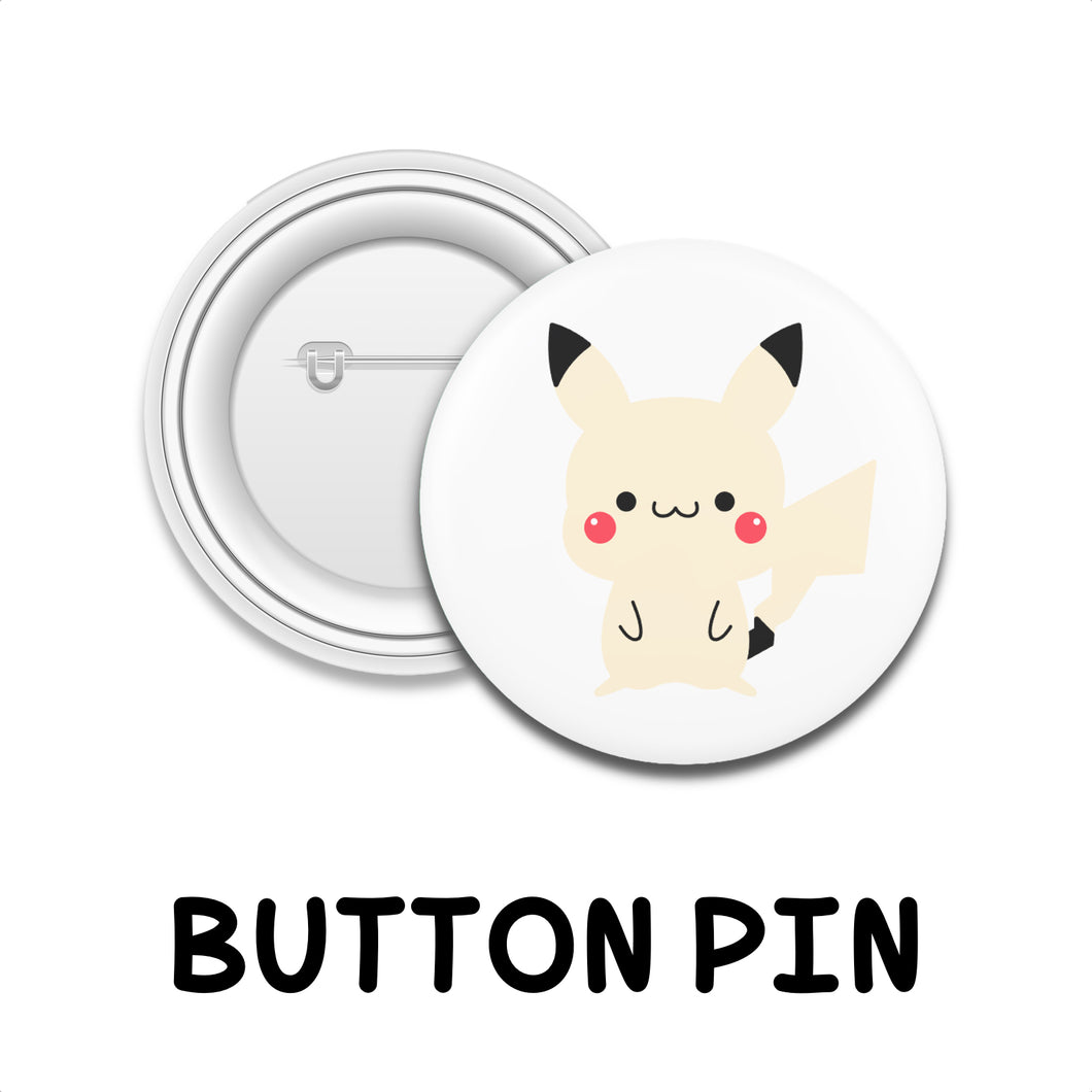 #004 PIKACHU, pokemon | BUTTON PIN