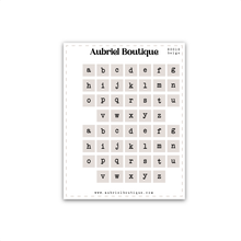 Load image into Gallery viewer, ANONYMOUS NEWSPAPER LETTERS, planner stickers
