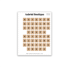 Load image into Gallery viewer, ANONYMOUS NEWSPAPER LETTERS, planner stickers
