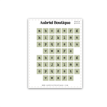 Load image into Gallery viewer, ANONYMOUS NEWSPAPER LETTERS, planner stickers
