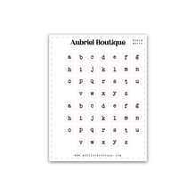 Load image into Gallery viewer, ANONYMOUS NEWSPAPER LETTERS, planner stickers

