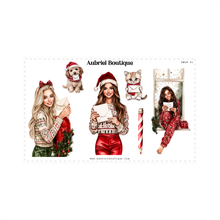 Carica l&#39;immagine nel visualizzatore di Gallery, LETTER TO SANTA, journaling stickers
