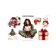 Carica l&#39;immagine nel visualizzatore di Gallery, LETTER TO SANTA, journaling stickers
