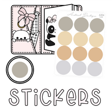 Load image into Gallery viewer, BIG DOTS — stickers — A354
