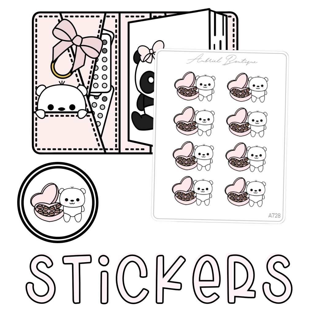 CHOCOLATE — stickers — A728