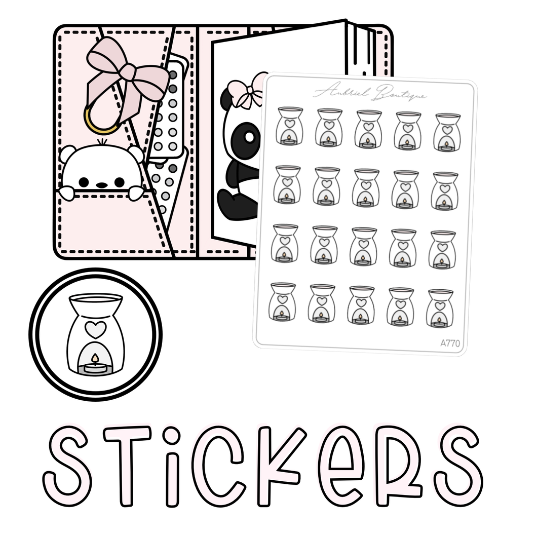 CANDLES — stickers — A770
