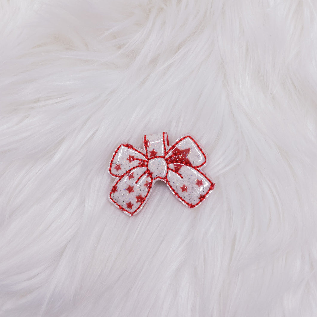 RED STARS - BOOKMARK BOW MAGNETIC